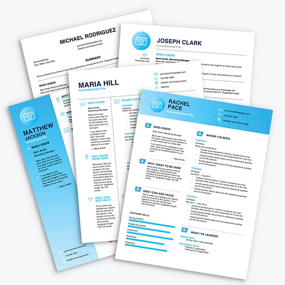 Ken Coleman Resumé Templates