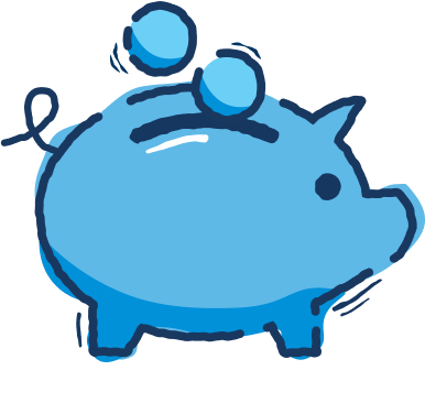 Piggy bank icon